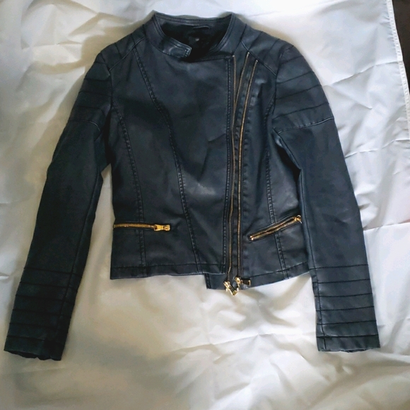 F21 Faux Leather Jacket - Picture 2 of 8